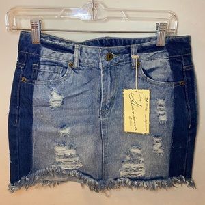 Denim skirt